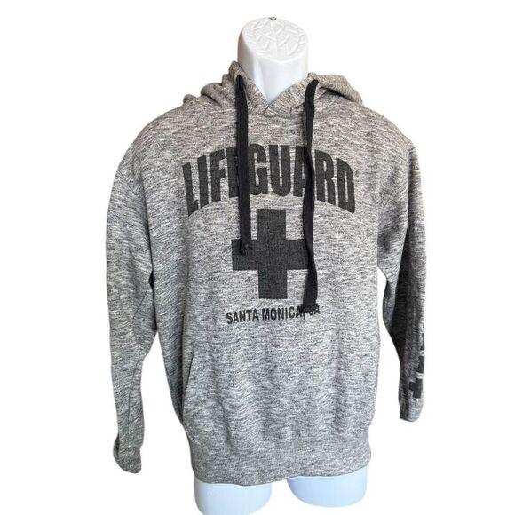 Officially Licensed Lifguard + Santa Monica Hoodie Hooded Sweatshirt - Sz S - Picture 1 of 1